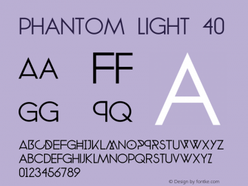 phantom light 40 Version 1.0图片样张
