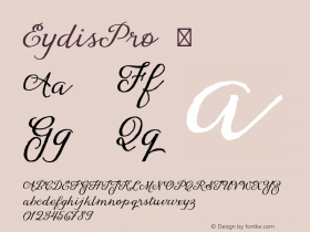 EydisPro ☞ Version 1.000;com.myfonts.eurotypo.eydis.pro.wfkit2.42Dv Font Sample