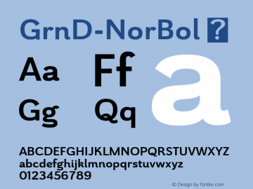 GrnD-NorBol ☞ Version 1.000;com.myfonts.insigne.grenale-2.nor-bold.wfkit2.458c Font Sample