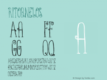 Ritornelos ☞ Version 002.000 ;com.myfonts.easy.pintassilgo.ritornelos.regular.wfkit2.version.3rZG图片样张