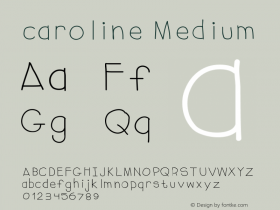 caroline Medium Version 001.000图片样张