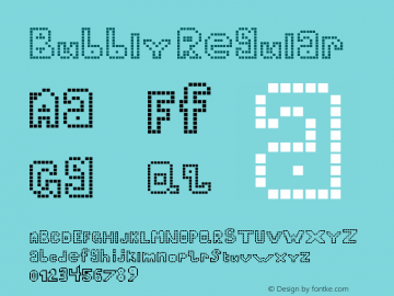 Bubbly Regular Version 1.0图片样张