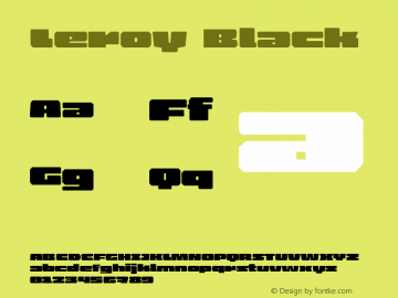 Leroy Black Version 1.7图片样张