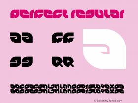 perfect Regular Version 1.00 September 29, 2011, initial release Font Sample