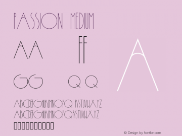 Passion Medium Version 001.000图片样张