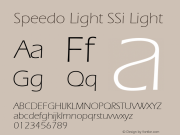 Speedo Light SSi Light 001.000图片样张