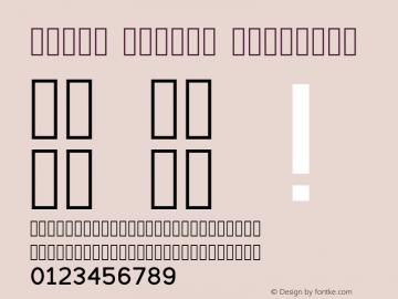 Beorc Gothic Semibold Version 001.001图片样张