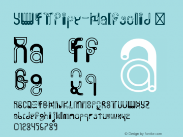 YWFTPipe-Halfsolid ☞ Version 1.000;PS 001.000;hotconv 1.0.70;makeotf.lib2.5.58329;com.myfonts.easy.ywft.ywft-pipe.halfsolid.wfkit2.version.4kSp图片样张