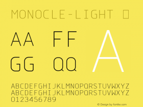 Monocle-Light ☞ 2.000;com.myfonts.easy.reserves.monocle.light.wfkit2.version.3vQ2图片样张