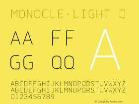 Monocle-Light ☞ 2.000;com.myfonts.easy.reserves.monocle.light.wfkit2.version.3vQ2 Font Sample