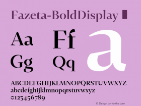 Fazeta-BoldDisplay ☞ 001.000;com.myfonts.easy.adtypo.fazeta.display-bold.wfkit2.version.4kYa图片样张