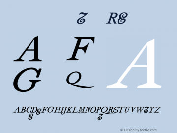 drmdozitbx11 Regular Version 001.001 Font Sample