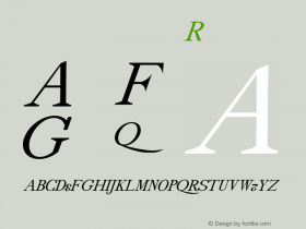 drmdozitsc12 Regular Version 001.001 Font Sample