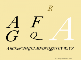 drmdozittc9 Regular Version 001.001 Font Sample