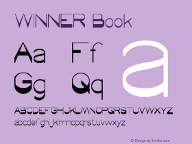 WINNER Book Version 1.00 June 4, 2012, i Font Sample