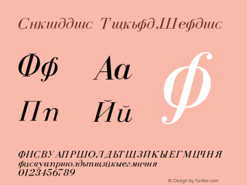 Cyrillic Normal-Italic 001.000图片样张