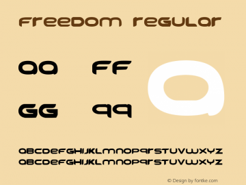 FREEDOM Regular Version 001.000图片样张