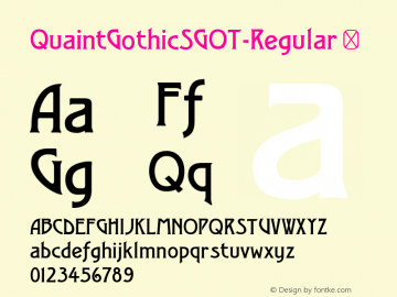 QuaintGothicSGOT-Regular ☞ 002.640;com.myfonts.easy.spiecegraphics.quaint-gothic-sg.regular.wfkit2.version.2yZp图片样张