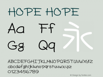 HOPE HOPE HOPEHOPE图片样张