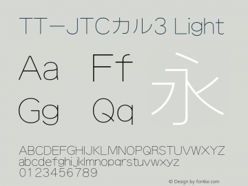 TT-JTCカル3 Light N_1.00图片样张