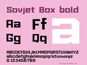 Sovjet Box bold Version 0.9图片样张