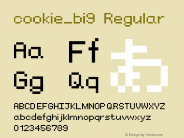 cookie_bi9 Regular 1,0图片样张