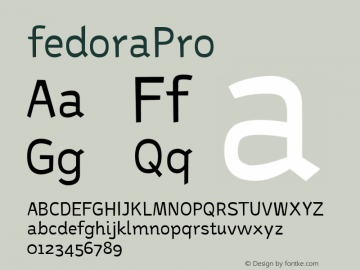 fedoraPro ☞ 001.001;com.myfonts.easy.rodrigotypo.fedora-pro.regular.wfkit2.version.4oeY Font Sample