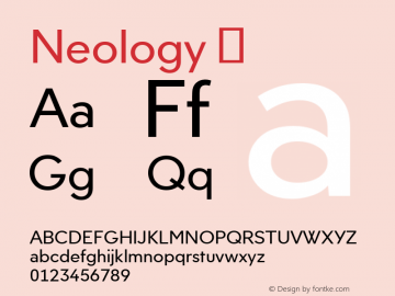 Neology ☞ Version 004.460;com.myfonts.easy.shinn.neology.regular.wfkit2.version.4dQ3 Font Sample