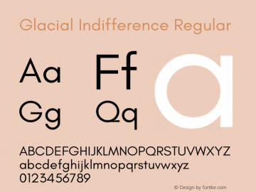 Glacial Indifference Regular Version 1.01 2015图片样张