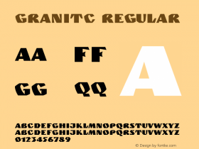 GranitC Regular Version 1.000图片样张