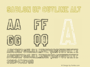 Sablon Up Outline Alt Unknown图片样张