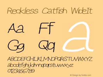 Reckless Catfish WideIt Version 0.2894图片样张