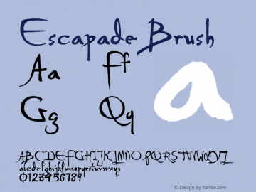 Escapade Brush Unknown图片样张