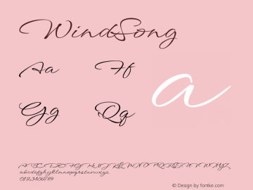 WindSong ☞ com.myfonts.easy.typesetit.windsong.regular.wfkit2.version.4oqb图片样张