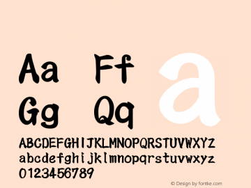 系统字体 半粗斜体 11.0d59e1 Font Sample