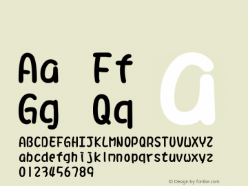 系统字体 中等体 11.0d59e1 Font Sample