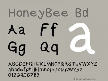 HoneyBee Bd Version 0.89图片样张