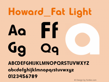 Howard_Fat Light Version 001.000图片样张