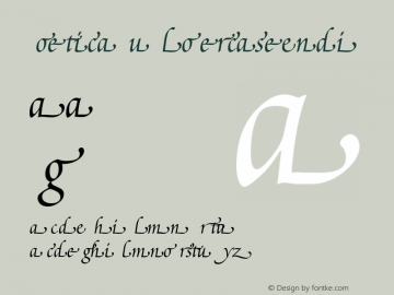 Poetica SuppLowercaseEndI Version 001.000图片样张