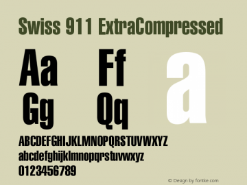 Swiss 911 ExtraCompressed Version 003.001图片样张
