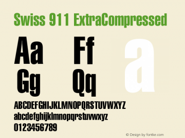 Swiss 911 ExtraCompressed Version 003.001图片样张