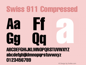 Swiss 911 Compressed Version 003.001图片样张
