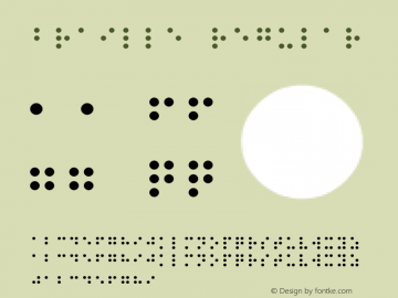 Braille Regular April 1, 1993, 1;3图片样张
