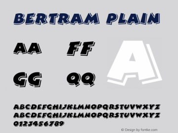 Bertram Plain Version 001.000图片样张