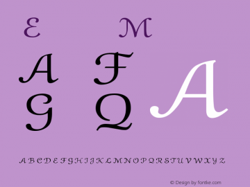 Euler Medium Version 003.003 Font Sample