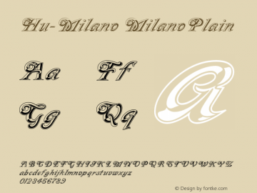 Hu-Milano MilanoPlain Version 001.000图片样张