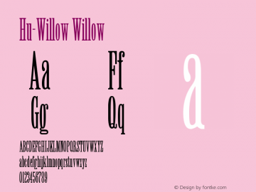 Hu-Willow Willow Version 001.000图片样张