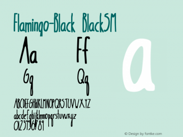 Flamingo-Black BlackSM Version 1.0图片样张