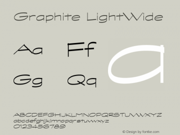 Graphite LightWide Version 001.000图片样张