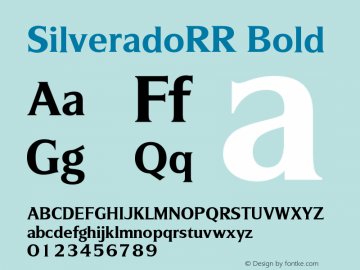 SilveradoRR Bold Version 001.004图片样张